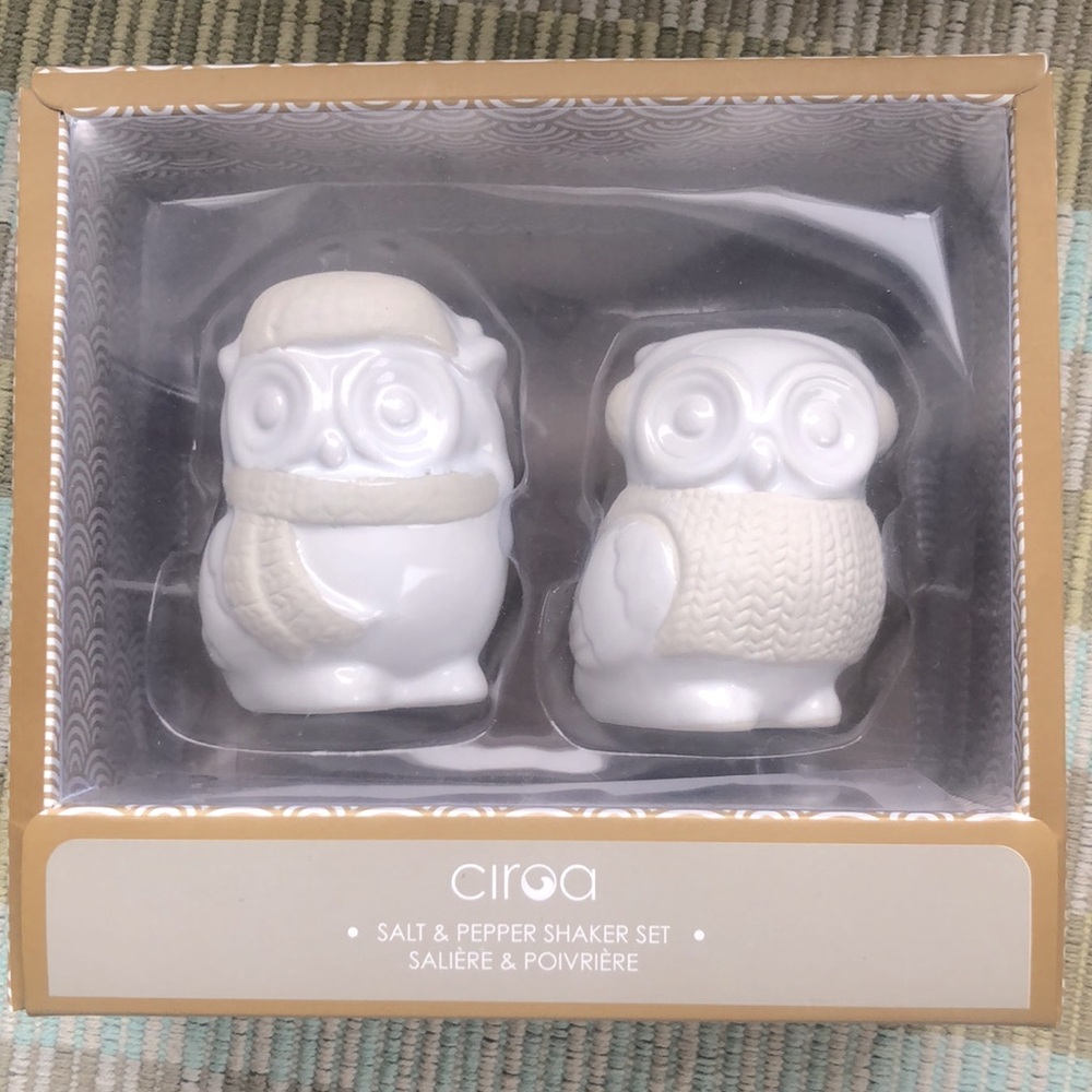 SALT & PEPPER SHAKER SET OWLS/BIRDS - Picture 7 of 9